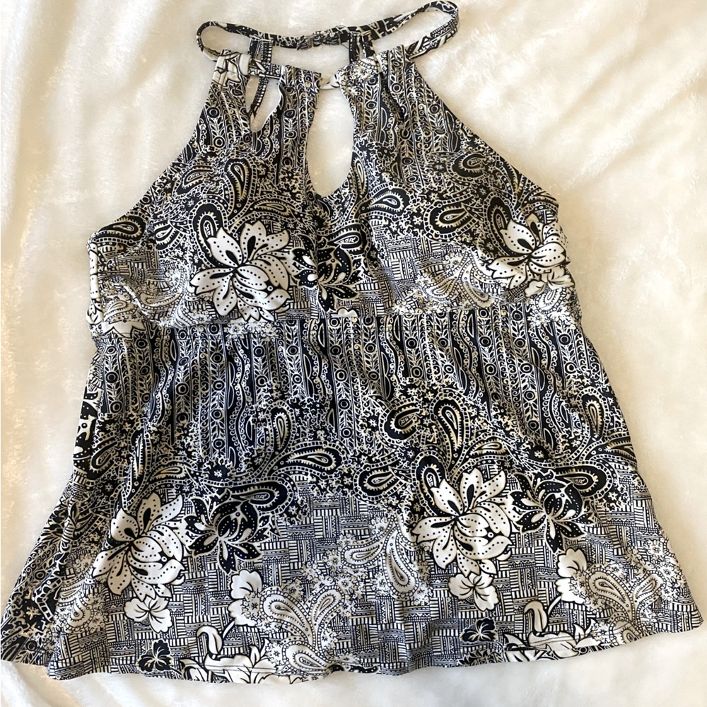 Swim Halter Top Cute Straps 16W
